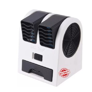 Mini Cooler for room temperature, cooling small cooler, and portable air cooler (Black)